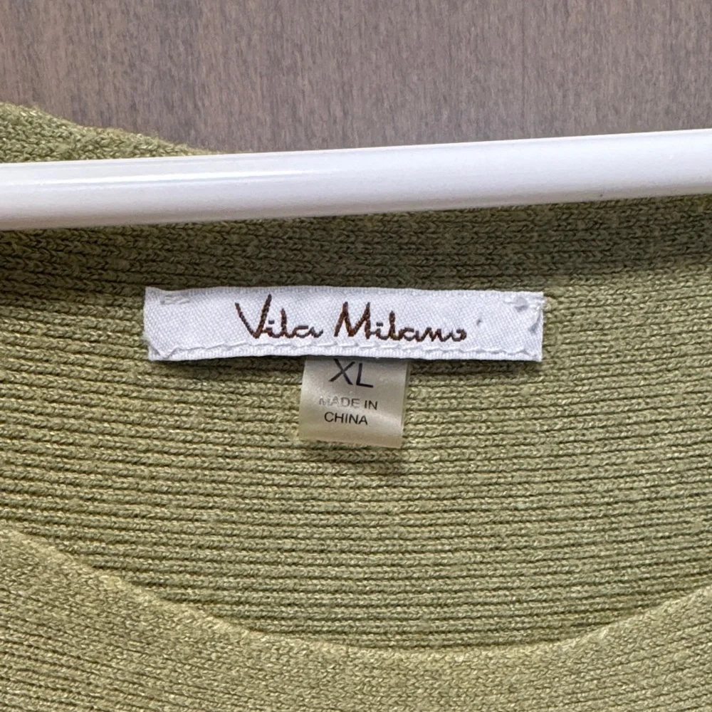 Vila Milano XL Elegant Olive Sweater - Picture 2 of 13